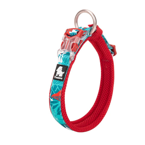 Winhyepet Floral Dog Collar Traveling Walking Outdoors Comfort Padded with Buckle Collar For All Breeds Husky Chihuahua Pitbull