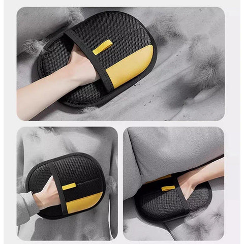 Pet Hair Remover Electrostatic Glove, Pets Grooming Gloves, High-Efficiency Pets Hairs Removal Gloves, Cat Hairs Removal Tool